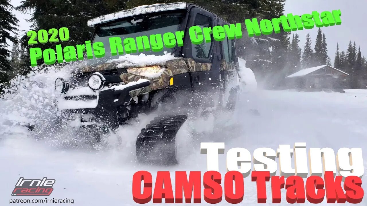 Polaris Ranger Crew Northstar Testing CAMSO Tracks in BC Canada