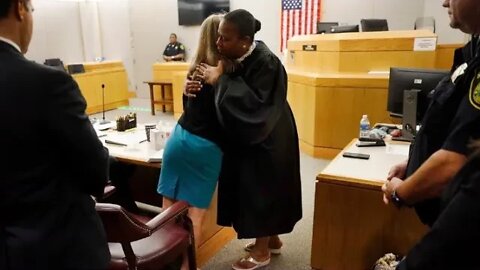 remember when the judge hugged a white woman after murdering a black man?