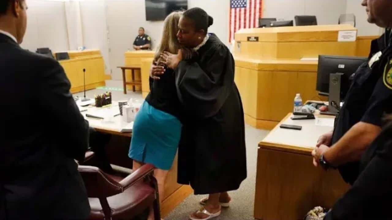 remember when the judge hugged a white woman after murdering a black man?