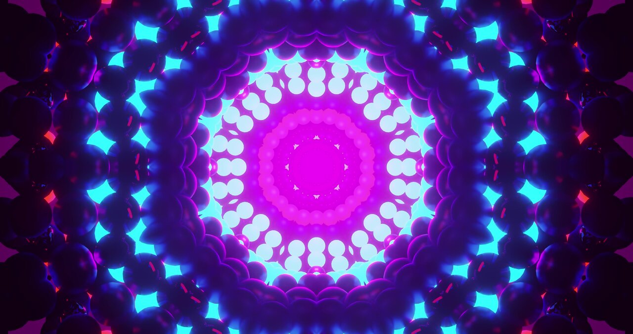 👍 abstract vj loop neon with neon spheres [neon screensaver 4k free]