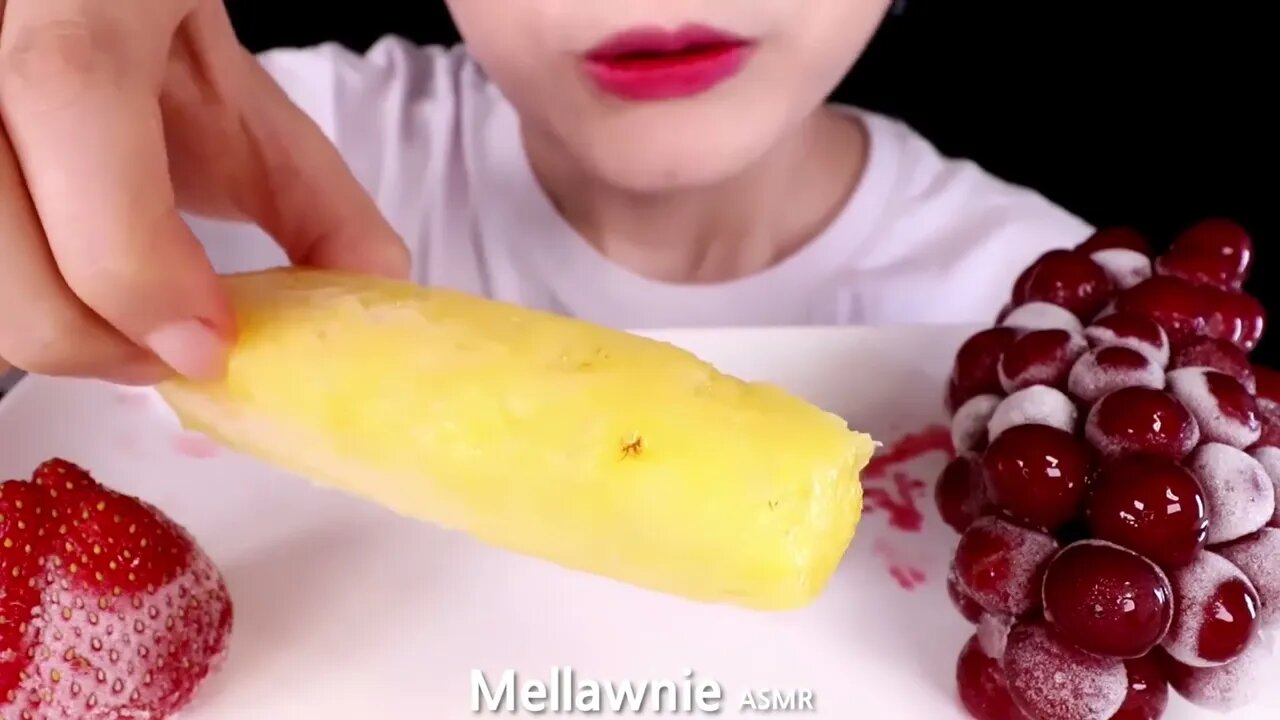 BEST ASMR...WITH FROZEN FRUITS