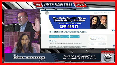 Join Us THURSDAY DECEMBER 15 For Our First Annual FUNDRAISER AUCTION!! Bidding Starts At 3PM ET