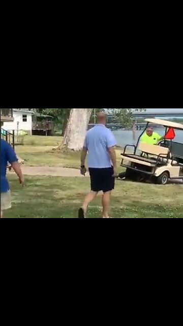 Junkie vandal destroying neighborhood cars and home windows gets run over by golf cart - HALONEWS