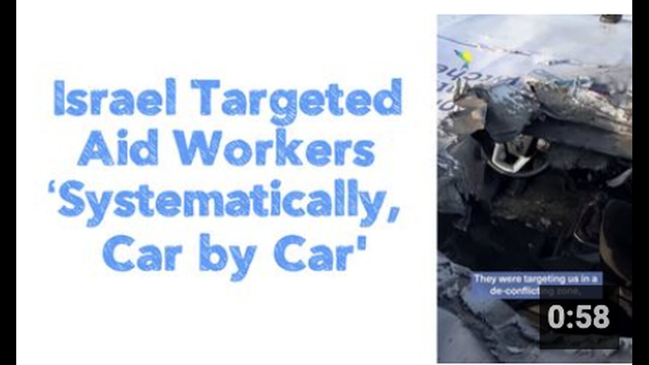 World Central Kitchen Founder Jose Andres: Israel Targeted Aid Workers ‘Systematically, Car by Car'