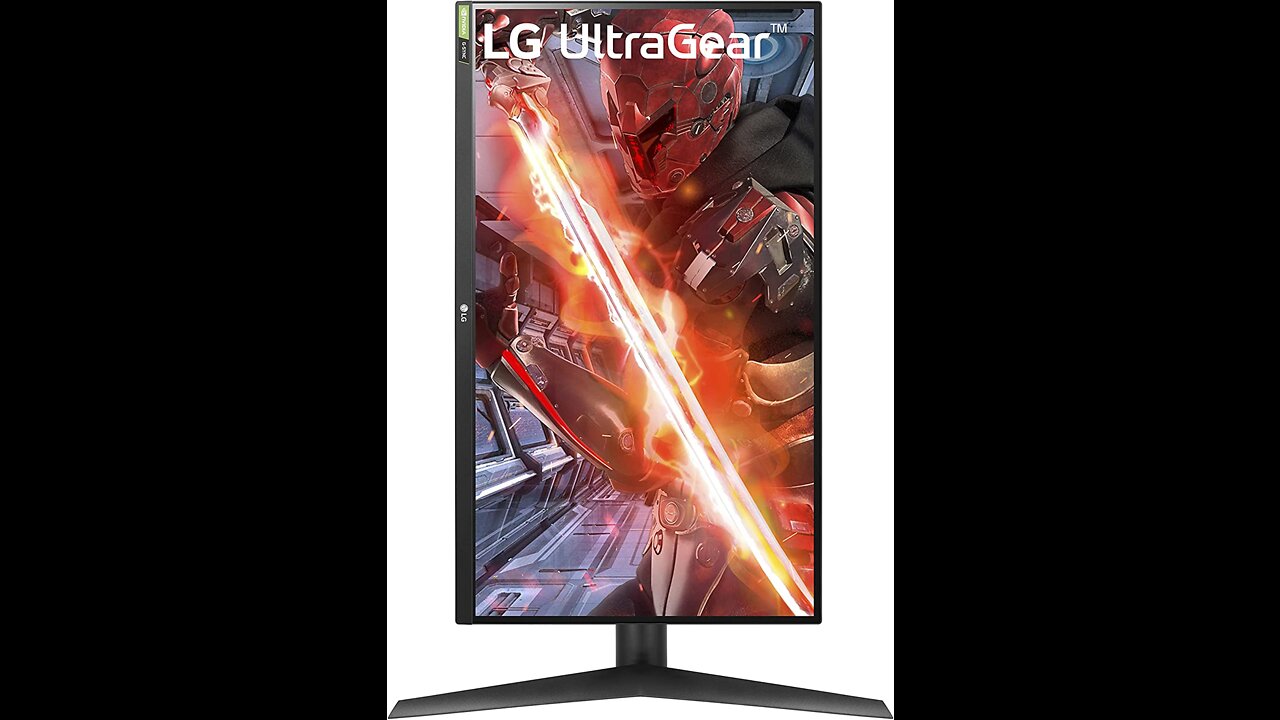 LG 27GL83A-B 27 Inch Ultragear QHD IPS 1ms NVIDIA G-SYNC Compatible Gaming Monitor