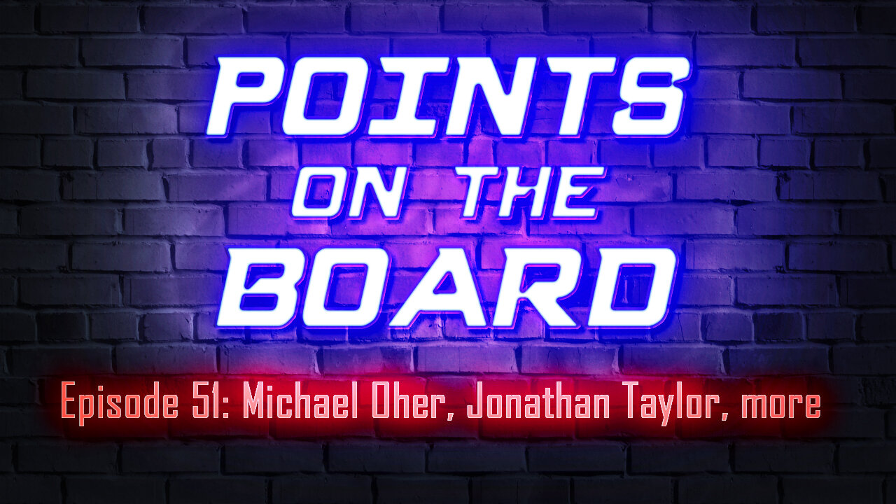 Points on the Board - Jonathan Taylor Not Traded, the Blindside and the Police Blotter