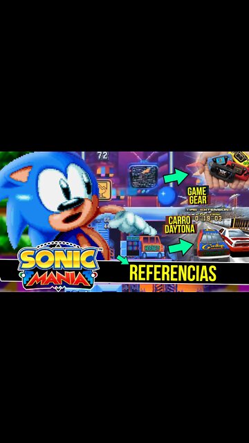 Segredos e Referencias no Sonic Mania na Studiopolis #shorts