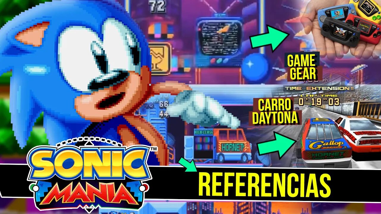 Segredos e Referencias no Sonic Mania na Studiopolis #shorts