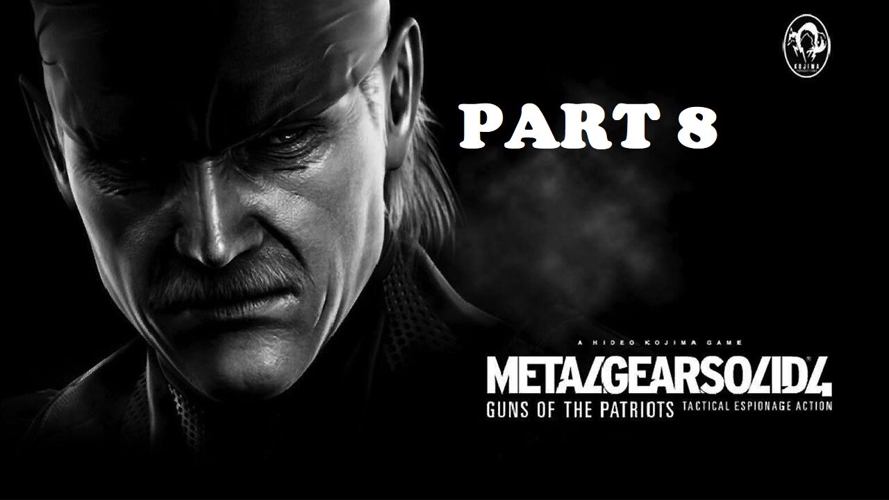 Metal Gear Solid 4 Guns of the Patriots Gameplay - No Commentary Walkthrough Part 8