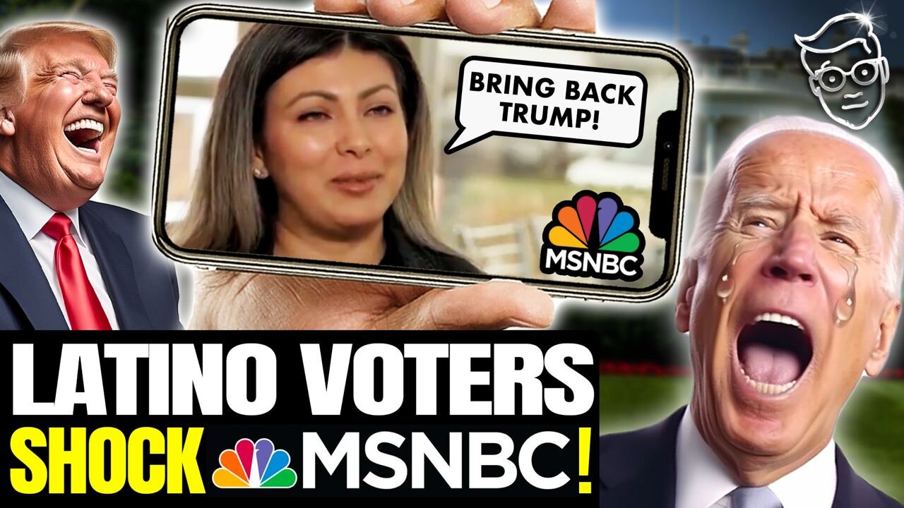 MSNBC in PANIC, Tries To CUT FEED When Latino Voter Says 'VOTE TRUMP! Close the BORDER!' LIVE On-Air