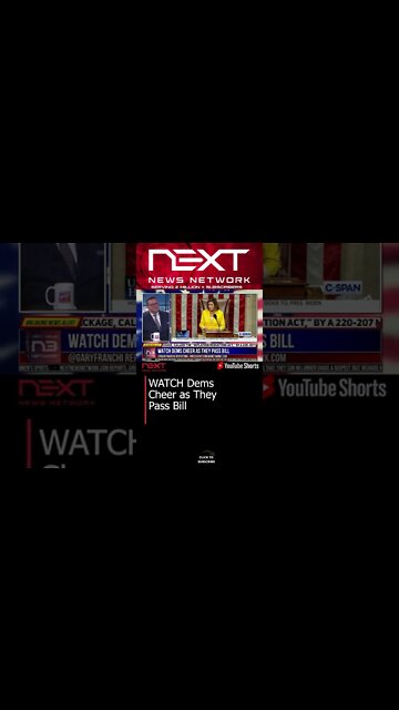 WATCH Dems Cheer as They Pass Bill #shorts
