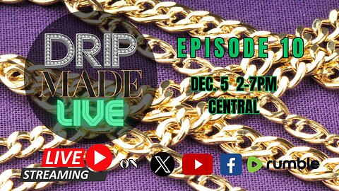 DRIP MADE LIVE - Episode 10 | Live Jewelry Making, Stone Setting & Answering Questions!