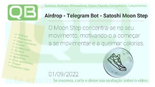 Airdrop - Bot Telegram - Satoshi Moon Step - 100 SMT - 01/09/2022