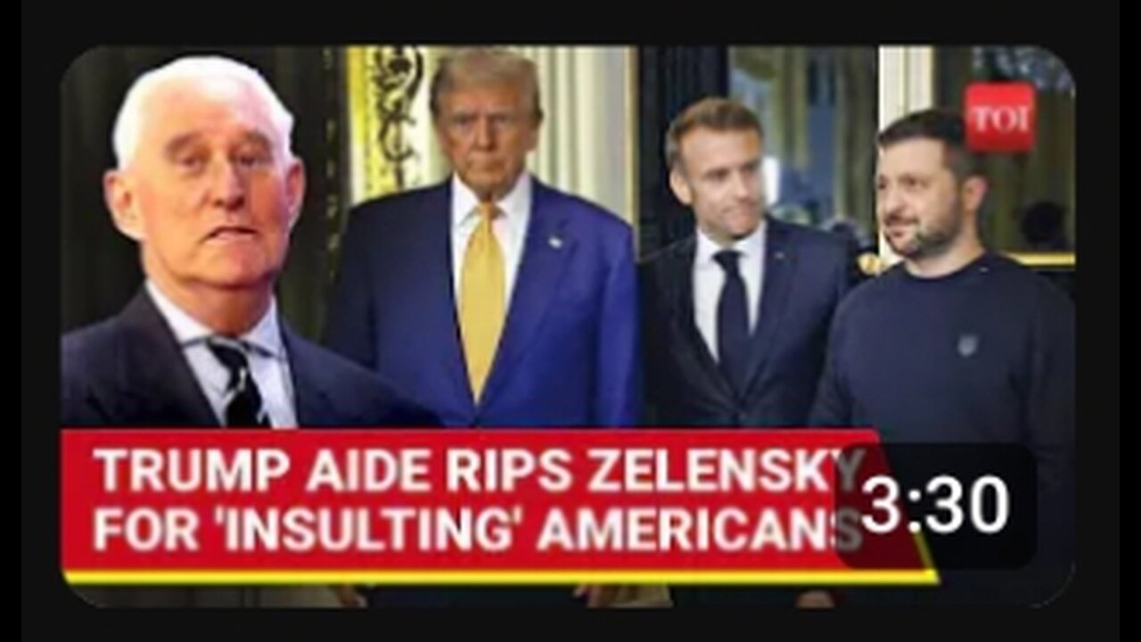 Don't you have a suit To war? Trump Aide yells Rips Zelensky for