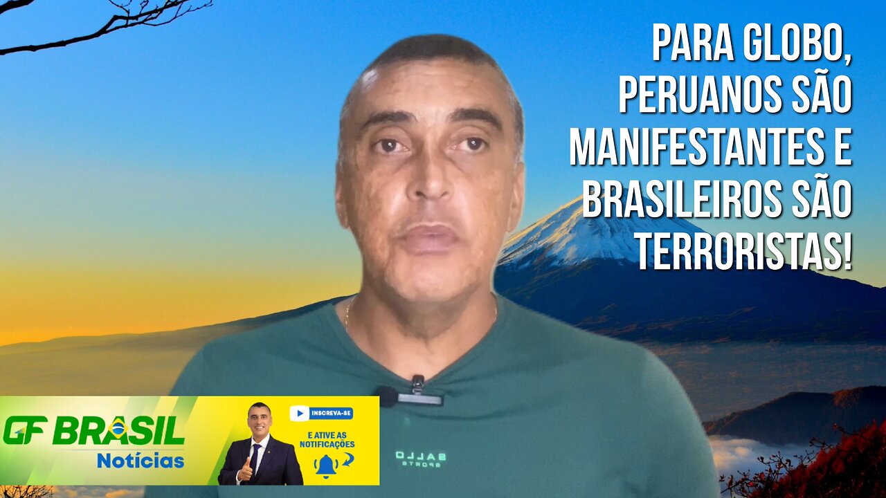 A Globo se refere aos peruanos que estão em protestos como sendo manifestantes. E aos brasileiros?