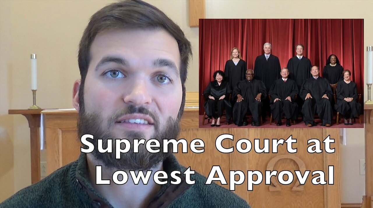 The Supreme Court Is At Its Lowest Approval Ever