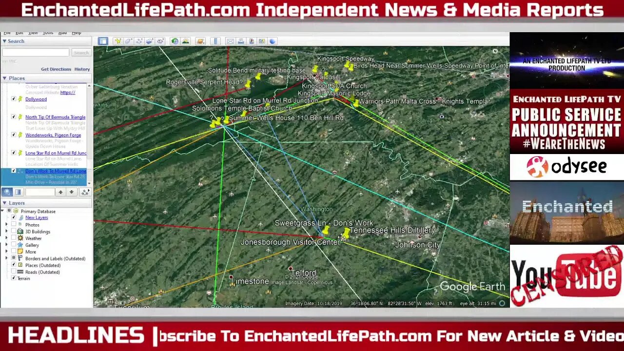 Summer Wells Ritual Map - Donna Seraphina Reading Update (Graphic) Was Summer Taken To Pigeon Forge?