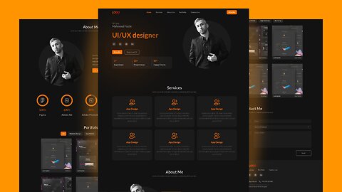 Responsive Portfolio Website || HTML, CSS & JS