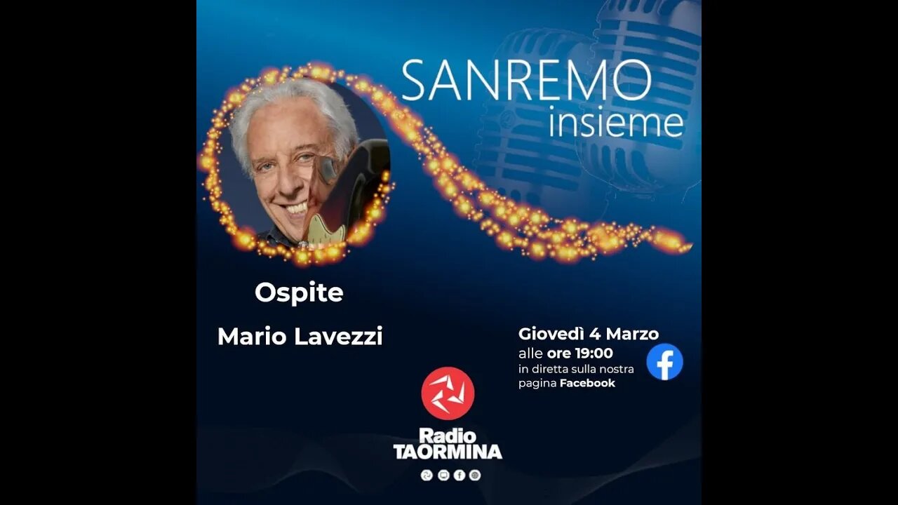 #Sanremoinsieme:Terzo appuntamento di giovedi 4 marzo.