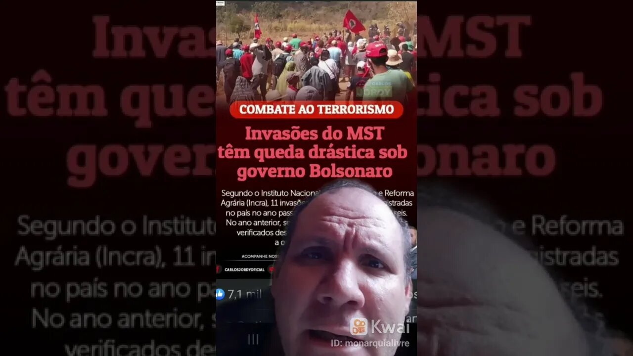 Invasões do Mostrem queda drástica sob Governo Bolsonaro