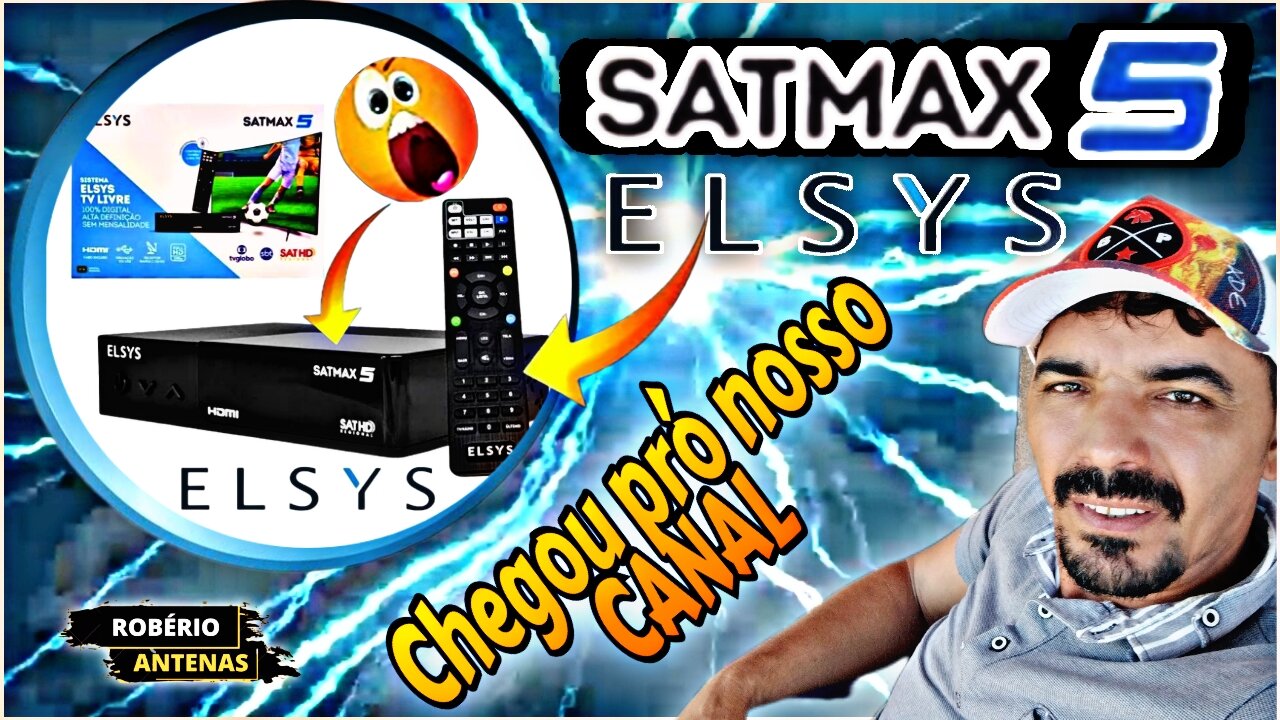 SAT Max 5 da ELSYS fazendo o cadastro do zero Aparelho SAT HD REGIONAL