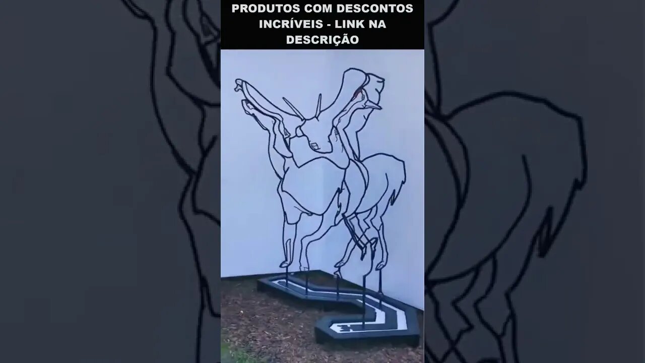 escultura 3D incrível 😮😮