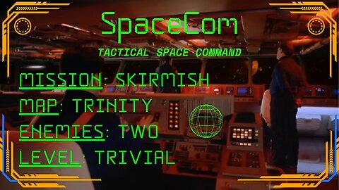 SpaceCom: Tactical Space Command; skirmish; Trinity map, lame old Ben VS 2 trivial AI