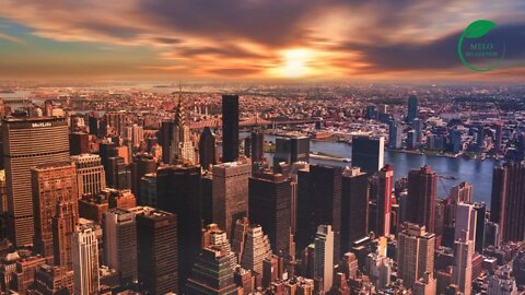 Sunset Vibes | City Vibes | Relaxing Deep Sleep Music | ASMR