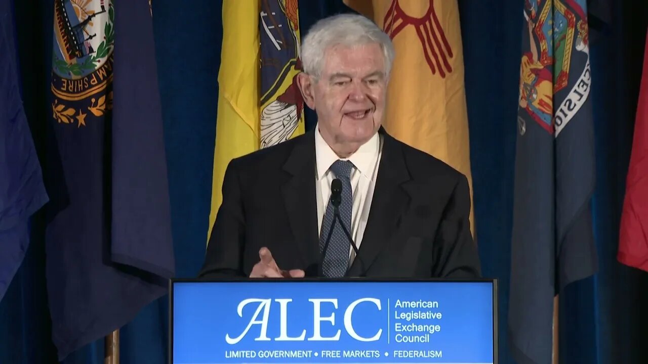 Newt Gingrich Keynotes ALEC – Past, Present & Future of Conservative Movement (Nov. 30, 2022)