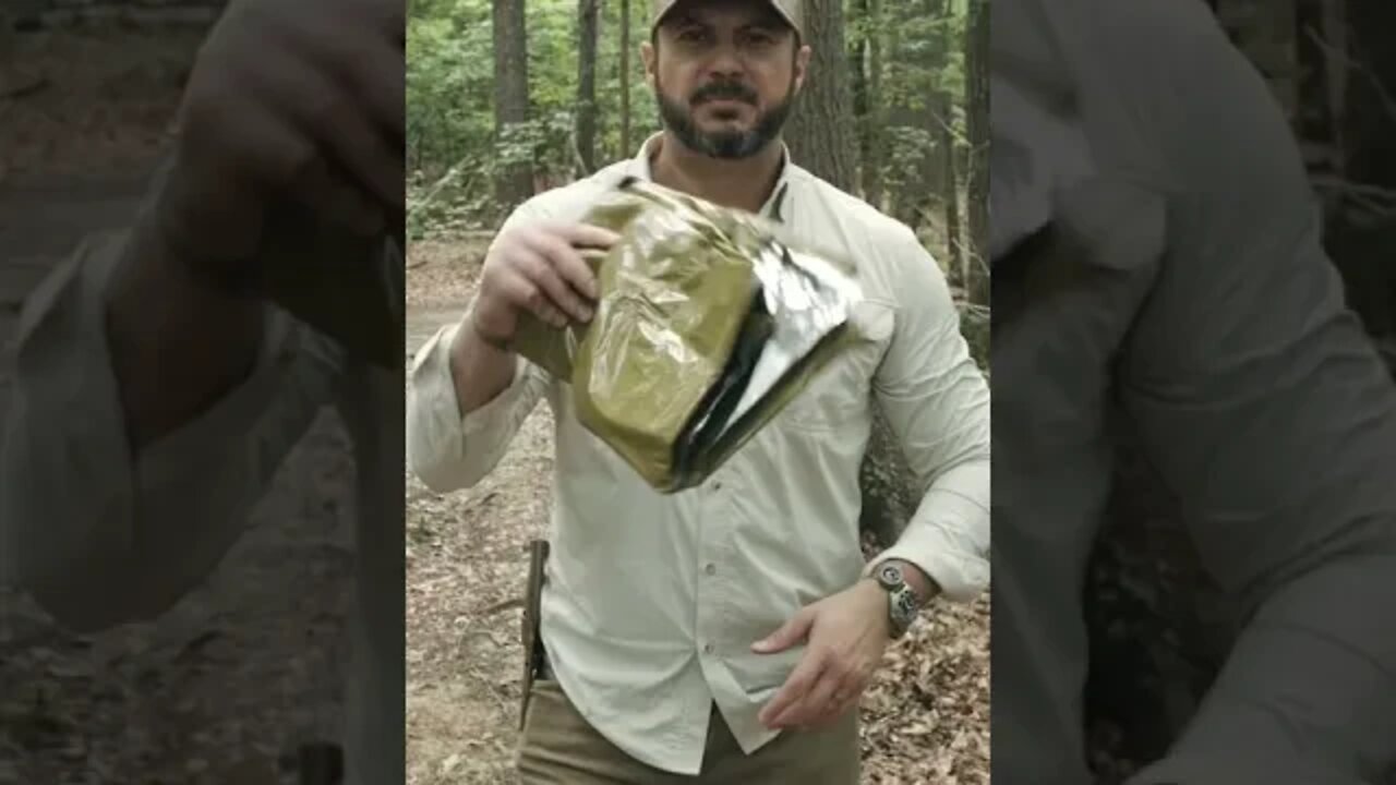 Try this Space Blanket Hack for Survival #shorts