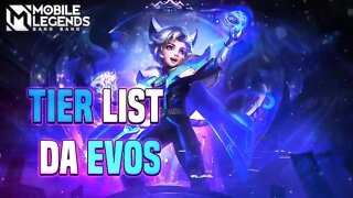 TIER LIST DO COACH DA EVOS | AGOSTO DE 2021 | MLBB