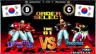 The King of Fighters '97 (atom1111 Vs. Pecomuz) [South Korea Vs. South Korea]