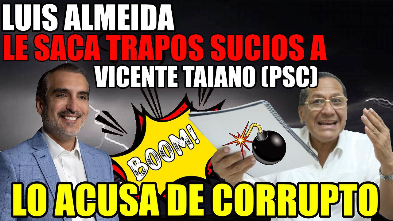 Luis Almeida le saca la P0… ta va a Vicente Taiano