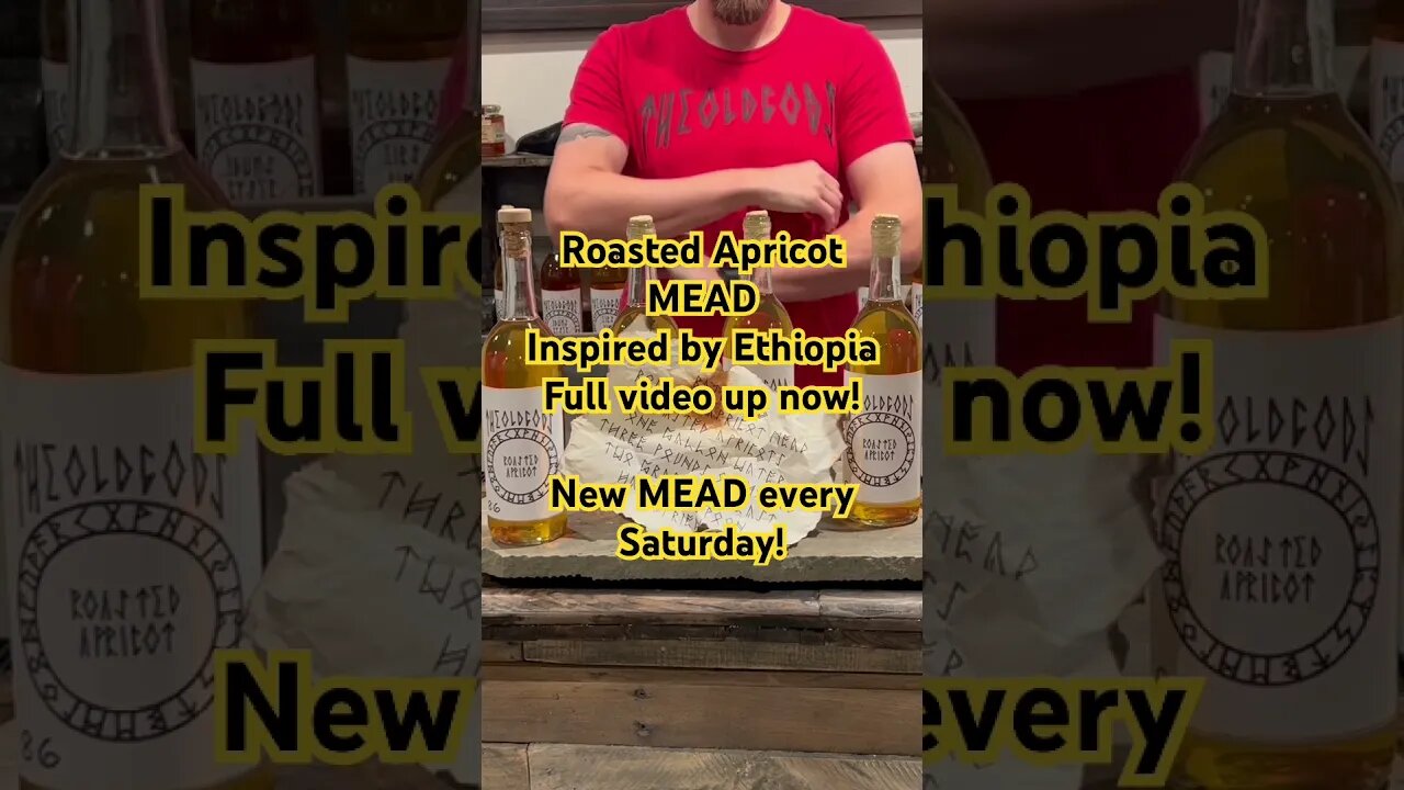 Roasted Apricot MEAD Inspired by EthiopiaFull video up now!New MEAD every Saturday! #honeywine