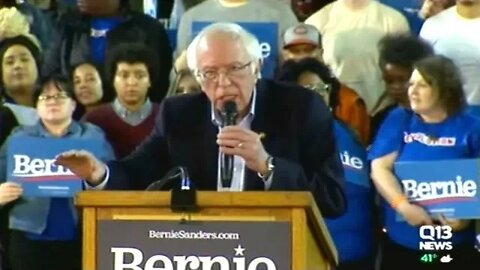 Bernie Sanders Draws Massive Crowd To The Tacoma Dome In Washington State