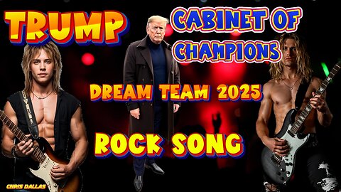 Cabinet of Champions Dream Team 2025 Rock Song! Absolutely AWESOME! Featuring Trump's Entire Team!