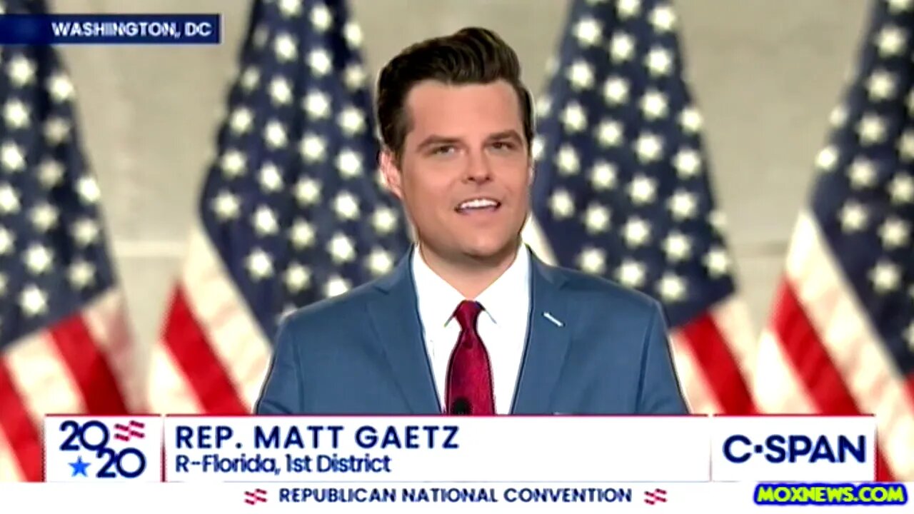 "Trump Is The First President Since Reagan Not To Start A NEW War!" Matt Gaetz 2020 RNC