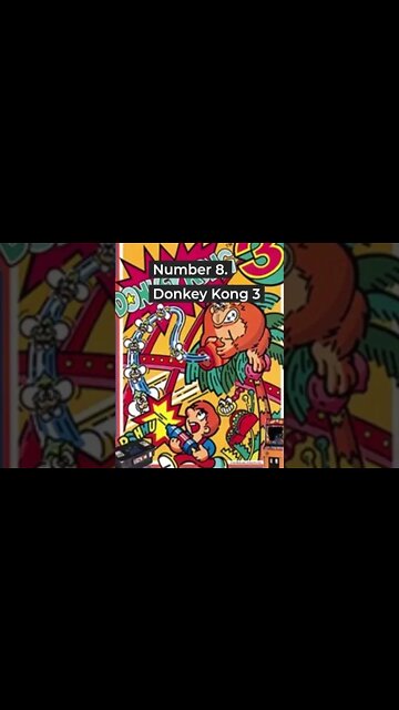 Top 10 Games of 1983 | Number 8: Donkey Kong 3 #shorts