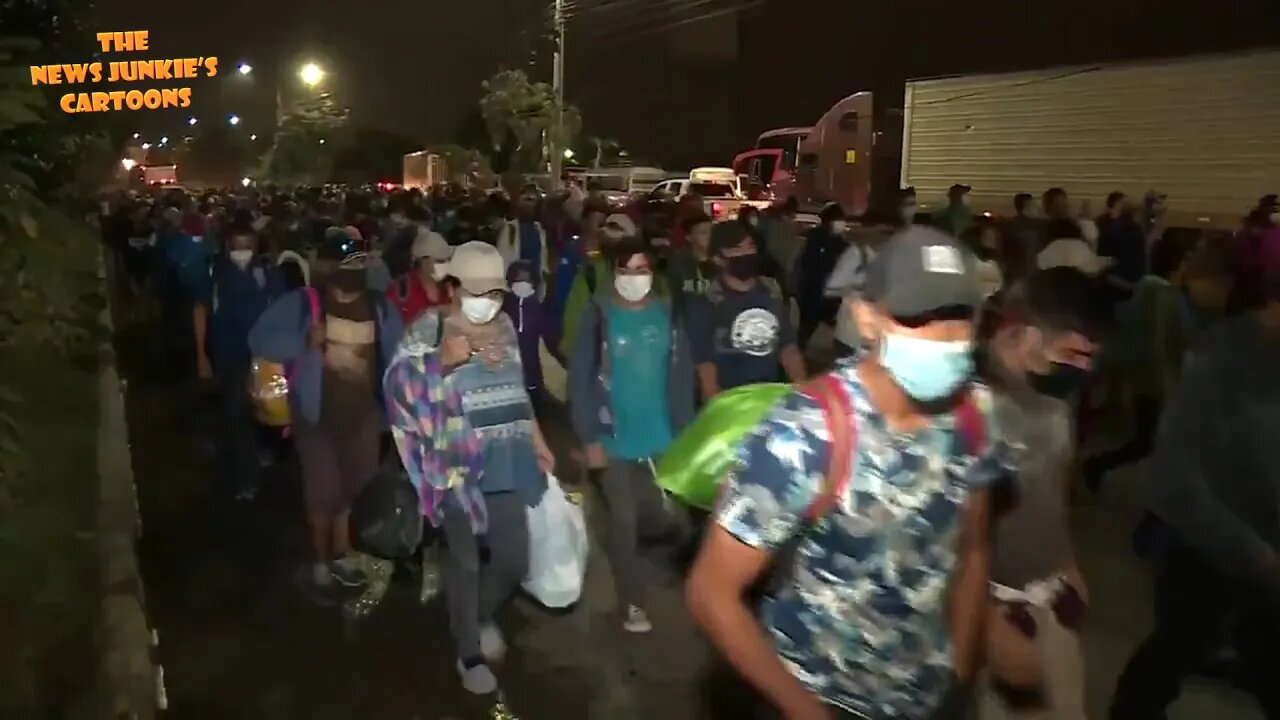 A new migrant caravan headed for the US from Honduras.