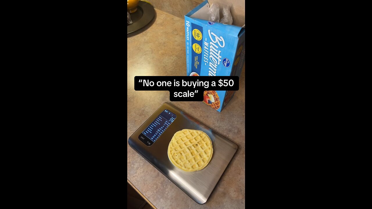 “No one is paying $50 for a scale”