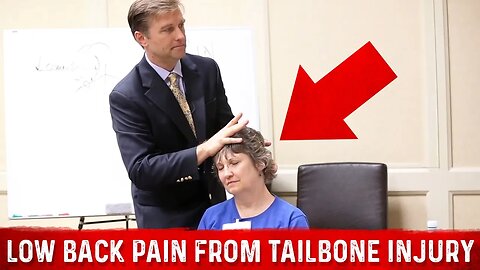 Lower Back Pain Treatment for Tailbone Injury – Demo By Dr. Berg