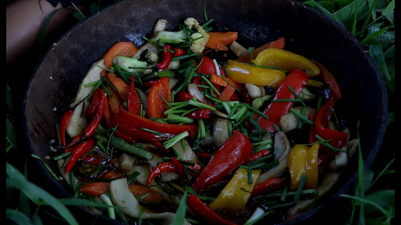 Mushroom with Mixed fresh vegetables