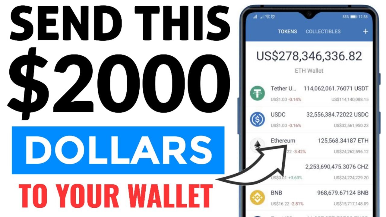 Send $2000 USD To Your Wallet _ (no mining, no hack & no referral)