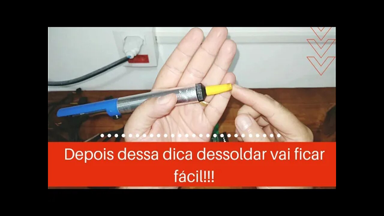 NÃO USE SUGADOR DE SOLDA ANTES DE VER ESSE VÍDEO!