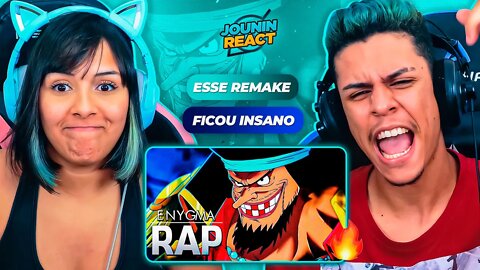 A Própria Escuridão | Barba Negra (One Piece) | Enygma 81 [REMAKE] | [React Rap Nerd] 🔥