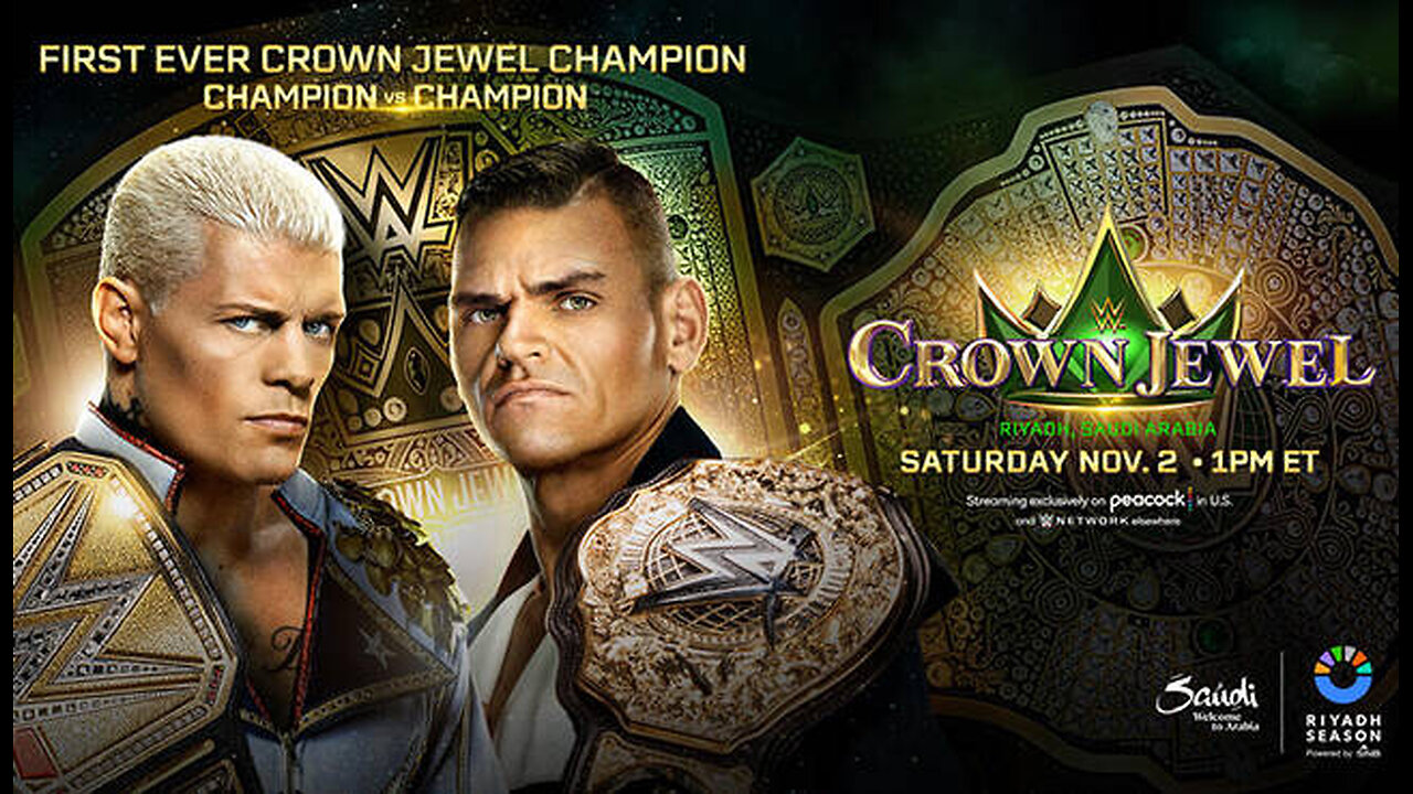 WWE CROWN JEWEL 2024 : GET HYPED