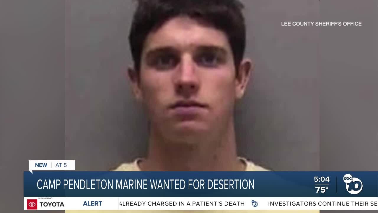 'He's playing a cat-and-mouse game': Camp Pendleton Marine wanted for desertion