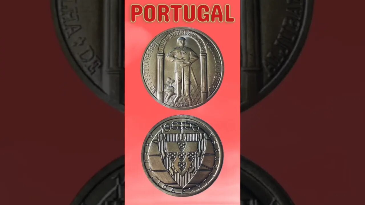 Portugal 100 Escudos 1985.#shorts #education #coinnotesz