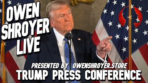 OSL 91 - Full Trump Mar-a-lago Press Conference On Drones And Incoming Administration