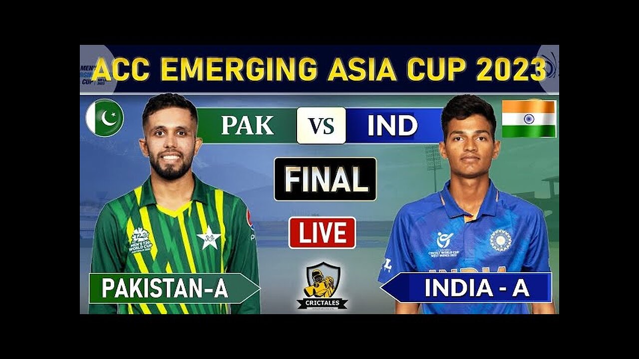 PakA vs indiaA Asia cup 2023 finle highlights